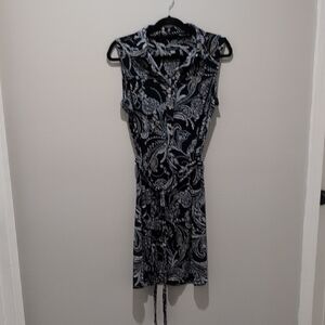 Tommy Hilfiger Blue Paisley Midi Dress